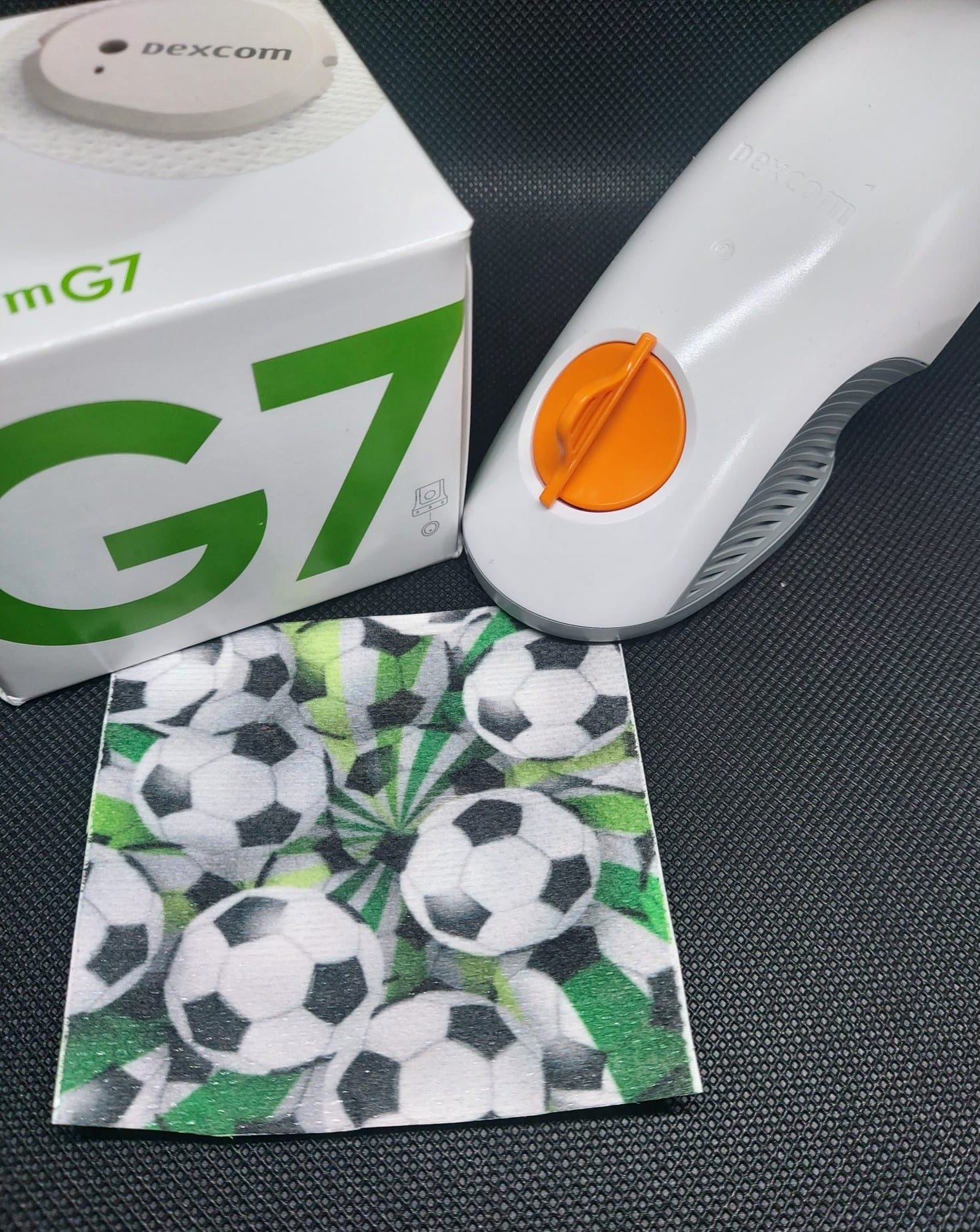 Football Green Patch - Dexcom G7